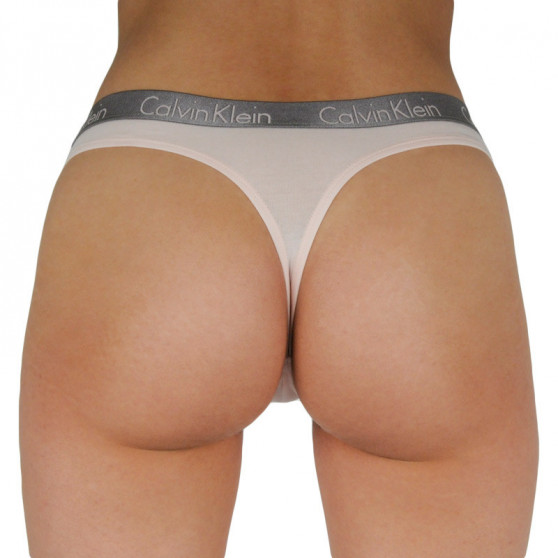 3PACK γυναικείο στρινγκ Calvin Klein πολύχρωμο (QD3560E-T7W)