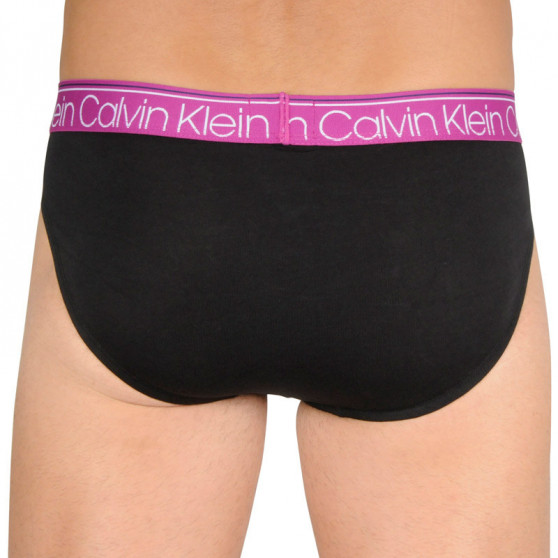 3PACK ανδρικό σλιπ Calvin Klein μαύρο (NB2415A-T6D)