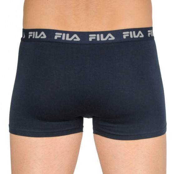 2PACK ανδρικό σορτσάκι μποξεράκι Fila μπλε (FU5004/2-321)