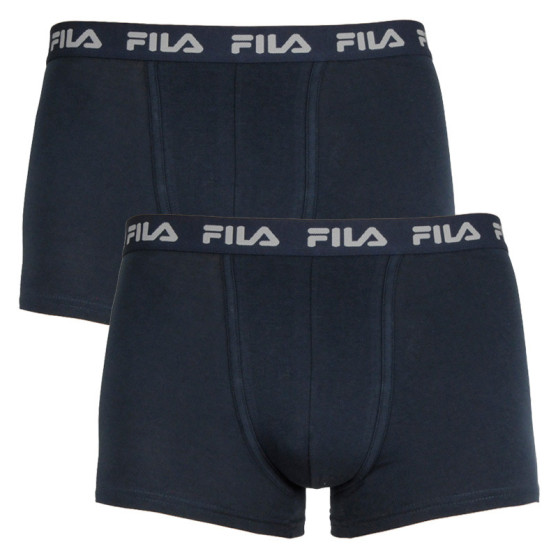 2PACK ανδρικό σορτσάκι μποξεράκι Fila μπλε (FU5004/2-321)