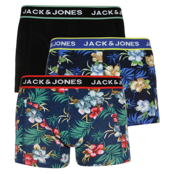 3PACK ανδρικό σορτς μποξεράκι Jack and Jones πολύχρωμο (12171253)