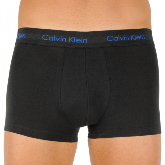 3PACK ανδρικό σορτς μποξεράκι Calvin Klein μαύρο (U2664G-WHN)