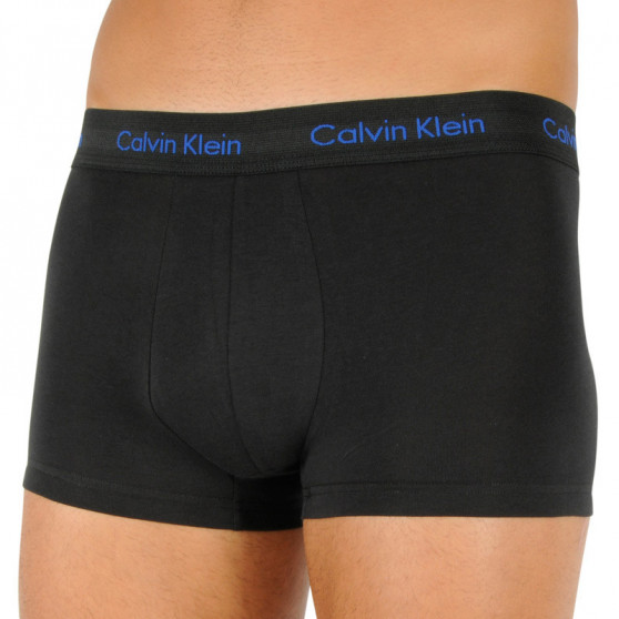 3PACK ανδρικό σορτς μποξεράκι Calvin Klein μαύρο (U2664G-WHN)