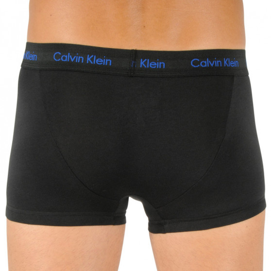 3PACK ανδρικό σορτς μποξεράκι Calvin Klein μαύρο (U2664G-WHN)