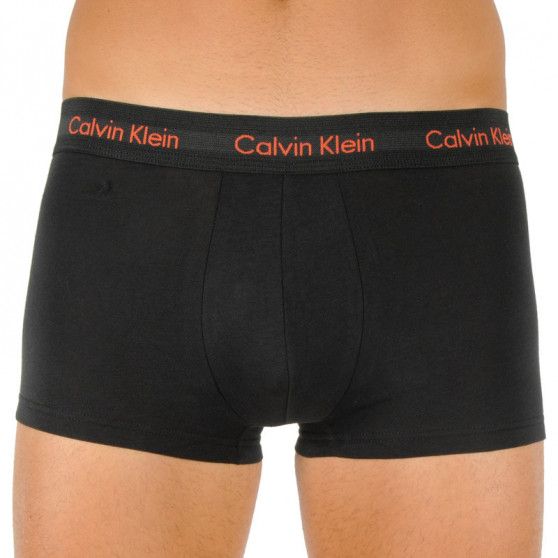 3PACK ανδρικό σορτς μποξεράκι Calvin Klein μαύρο (U2664G-WHN)