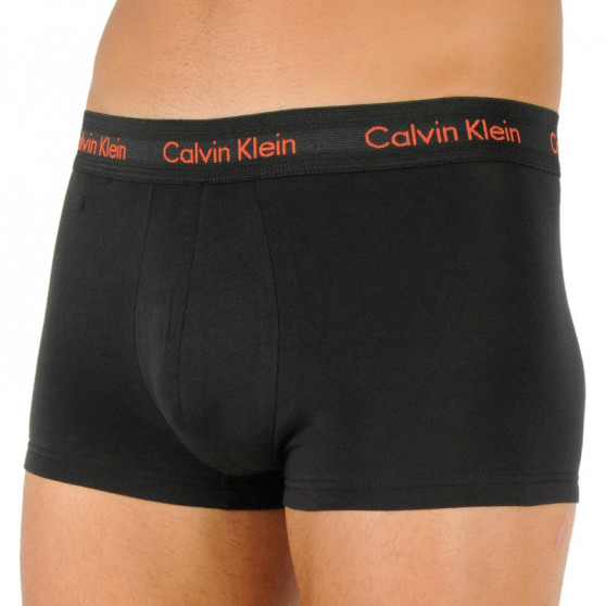 3PACK ανδρικό σορτς μποξεράκι Calvin Klein μαύρο (U2664G-WHN)