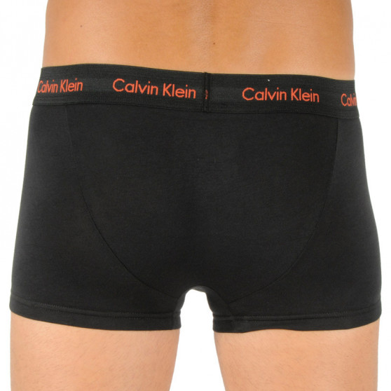 3PACK ανδρικό σορτς μποξεράκι Calvin Klein μαύρο (U2664G-WHN)