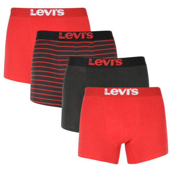 4PACK ανδρικό σορτς μποξεράκι Levis πολύχρωμο (100003048 001)