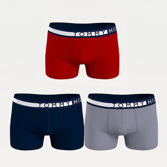 3PACK ανδρικό σορτς μποξεράκι Tommy Hilfiger πολύχρωμο (UM0UM02202 0RU)