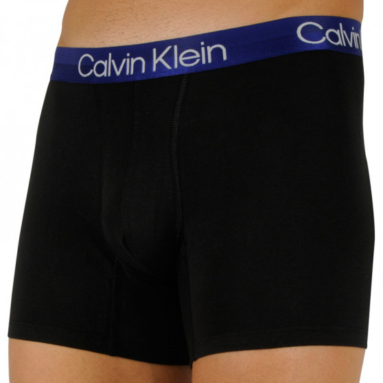 3PACK ανδρικό σορτς μποξεράκι Calvin Klein μαύρο (NB2971A-UW9)