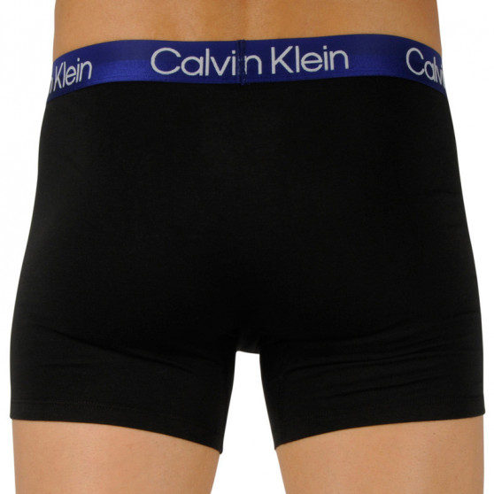 3PACK ανδρικό σορτς μποξεράκι Calvin Klein μαύρο (NB2971A-UW9)