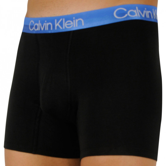 3PACK ανδρικό σορτς μποξεράκι Calvin Klein μαύρο (NB2971A-UW9)