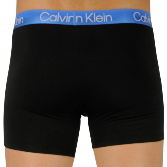 3PACK ανδρικό σορτς μποξεράκι Calvin Klein μαύρο (NB2971A-UW9)