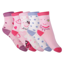 5PACK παιδικές κάλτσες Cerdá Peppa Pig πολύχρωμες (2200007756)