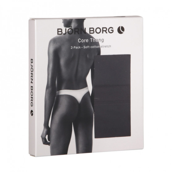 2PACK γυναικείο στρινγκ Bjorn Borg μαύρο (10000162-MP001)