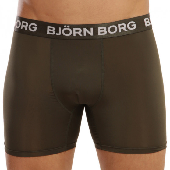 3PACK Ανδρικό λειτουργικό σορτσάκι μποξεράκι Bjorn Borg πολύχρωμο (10000321-MP003)