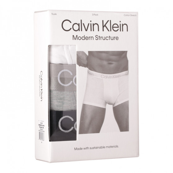 3PACK ανδρικό σορτς μποξεράκι Calvin Klein πολύχρωμο (NB2970A-UW5)