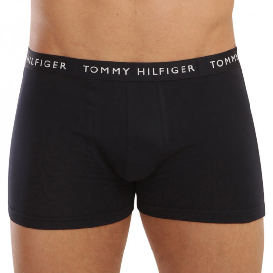 3PACK ανδρικό σορτς μποξεράκι Tommy Hilfiger σκούρο μπλε (UM0UM02203 0SF)