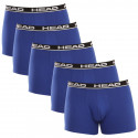 5PACK Ανδρικό σορτς μποξεράκι HEAD μπλε (701203974 011)