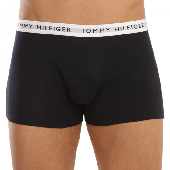 3PACK ανδρικό σορτς μποξεράκι Tommy Hilfiger σκούρο μπλε (UM0UM02324 0SE)