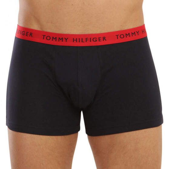 3PACK ανδρικό σορτς μποξεράκι Tommy Hilfiger σκούρο μπλε (UM0UM02324 0SE)