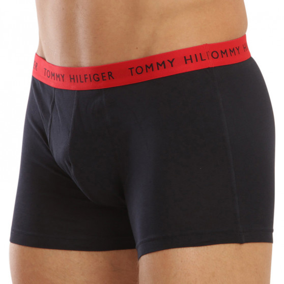 3PACK ανδρικό σορτς μποξεράκι Tommy Hilfiger σκούρο μπλε (UM0UM02324 0SE)