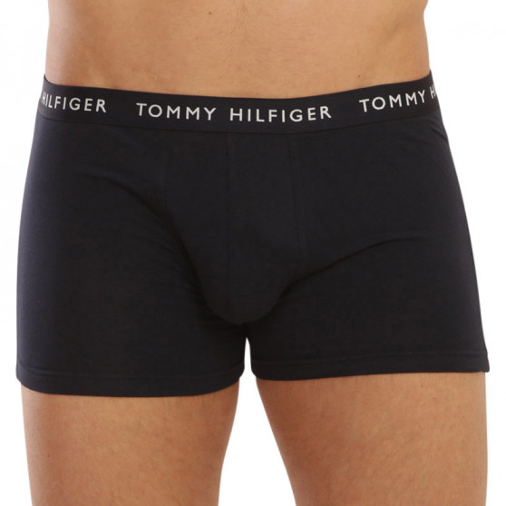 3PACK ανδρικό σορτς μποξεράκι Tommy Hilfiger σκούρο μπλε (UM0UM02324 0SE)