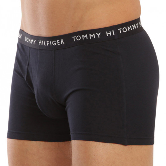 3PACK ανδρικό σορτς μποξεράκι Tommy Hilfiger σκούρο μπλε (UM0UM02324 0SE)