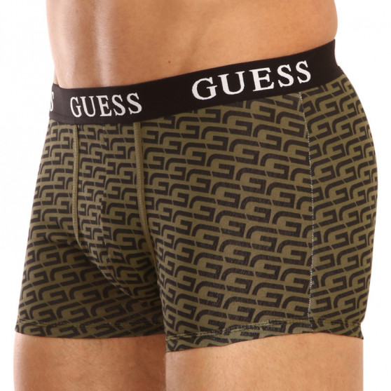 3PACK ανδρικό σορτς μποξεράκι Guess πολύχρωμο (U1BG05K6YW1-P82P)