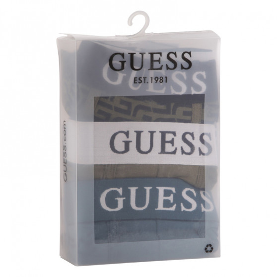 3PACK ανδρικό σορτς μποξεράκι Guess πολύχρωμο (U1BG05K6YW1-P82P)