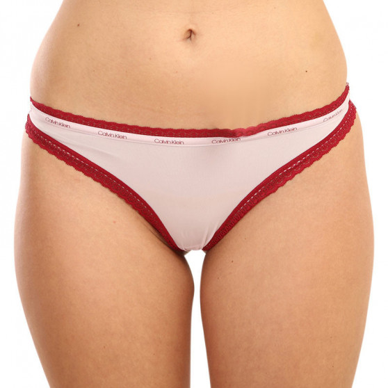 3PACK γυναικείο στρινγκ Calvin Klein πολύχρωμο (QD3802E-W4Z)