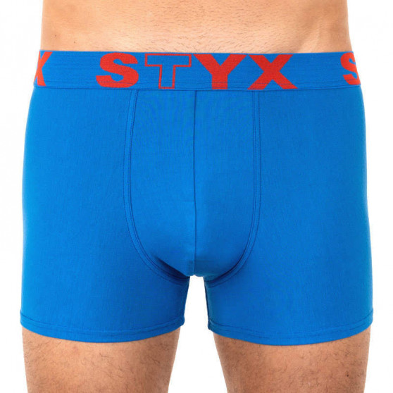 3PACK ανδρικά σορτς μποξεράκια Styx αθλητικά ελαστικά oversized πολύχρωμα (R9676067)