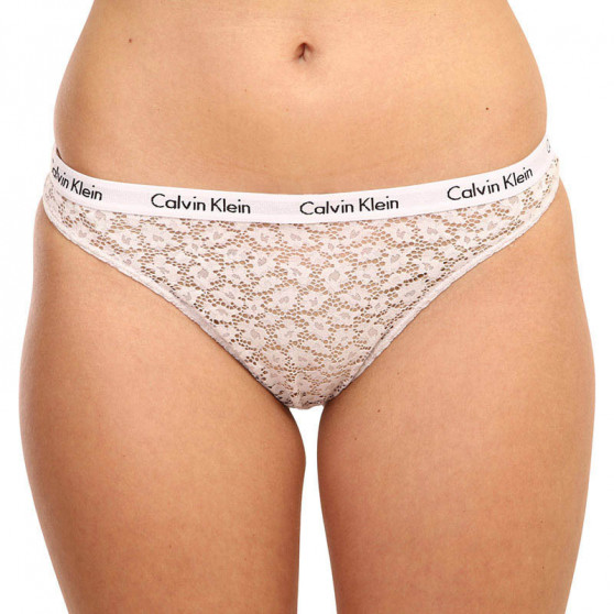 3PACK Γυναικεία βραζιλιάνικα εσώρουχα Calvin Klein πολύχρωμα (QD3925E-W5F)