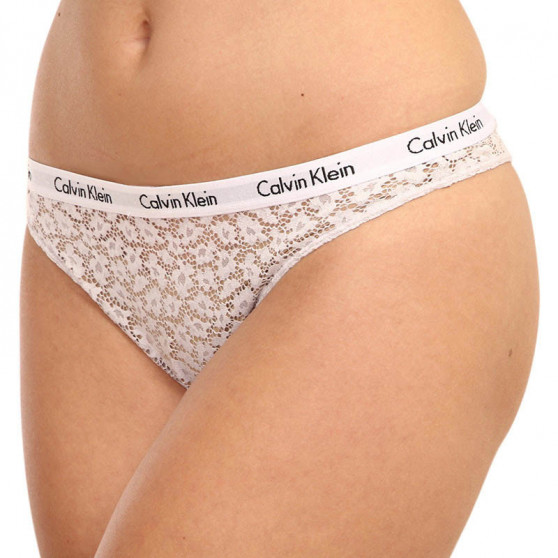 3PACK Γυναικεία βραζιλιάνικα εσώρουχα Calvin Klein πολύχρωμα (QD3925E-W5F)