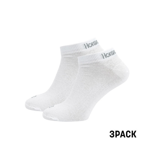 3PACK κάλτσες Horsefeathers rapid premium white (AA1078D)