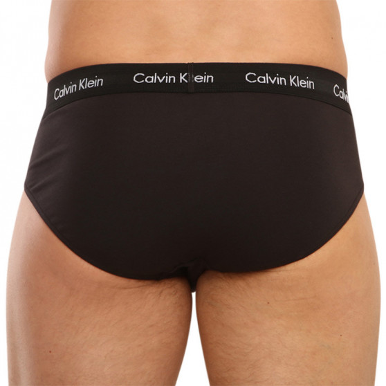 3PACK ανδρικό σλιπ Calvin Klein μαύρο (U2661G-1UV)