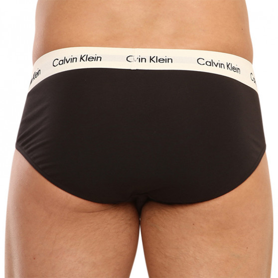 3PACK ανδρικό σλιπ Calvin Klein μαύρο (U2661G-1UV)