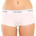 Γυναικεία εσώρουχα Calvin Klein boyshort λευκό (F3788E-100)