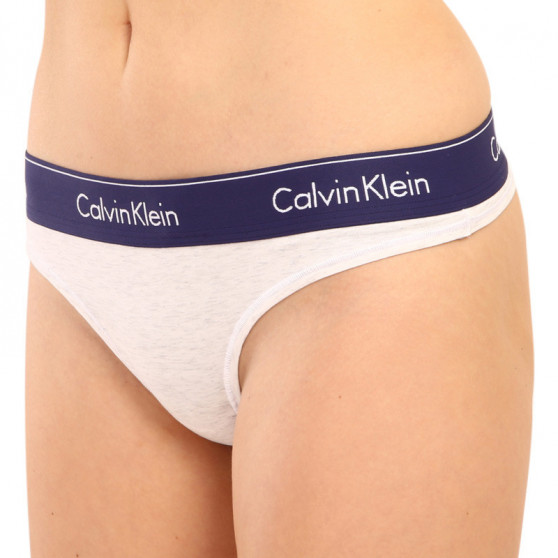 Γυναικείο στρινγκ Calvin Klein γκρι (F3786E-PHH)