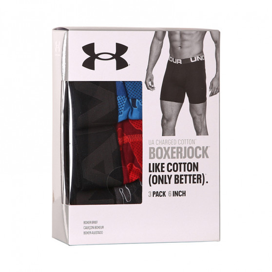 3PACK ανδρικό σορτς μποξεράκι Under Armour πολύχρωμο (1363615 011)