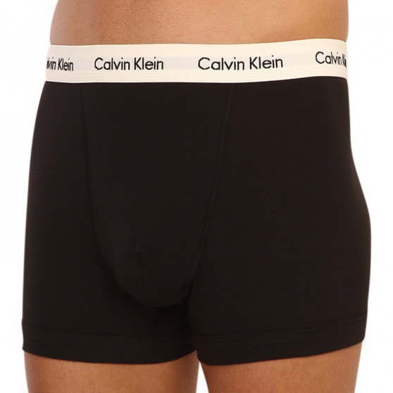 3PACK ανδρικό σορτς μποξεράκι Calvin Klein μαύρο (U2662G-1UV)