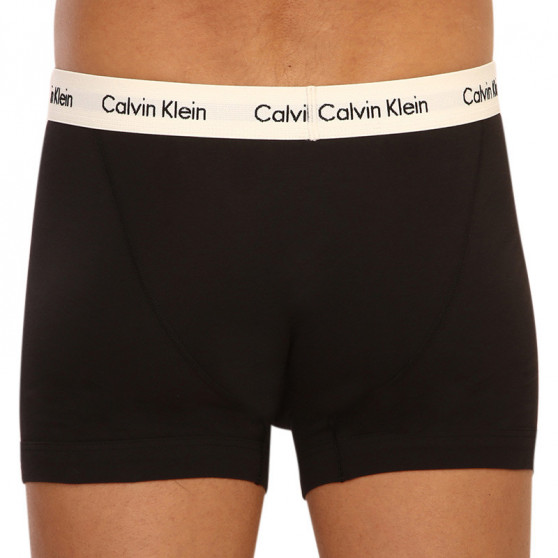 3PACK ανδρικό σορτς μποξεράκι Calvin Klein μαύρο (U2662G-1UV)