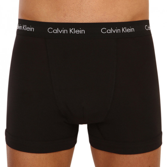 3PACK ανδρικό σορτς μποξεράκι Calvin Klein μαύρο (U2662G-1UV)