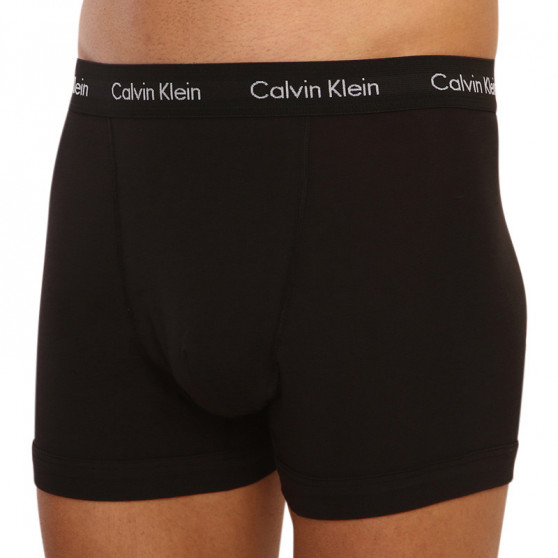 3PACK ανδρικό σορτς μποξεράκι Calvin Klein μαύρο (U2662G-1UV)