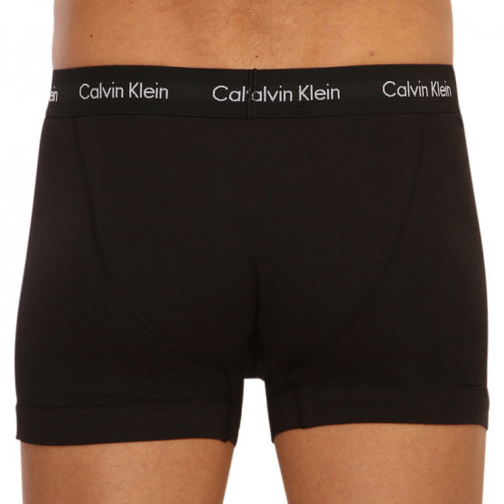 3PACK ανδρικό σορτς μποξεράκι Calvin Klein μαύρο (U2662G-1UV)