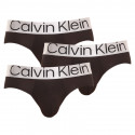 3PACK ανδρικό σλιπ Calvin Klein μαύρο (NB3073A-7V1)