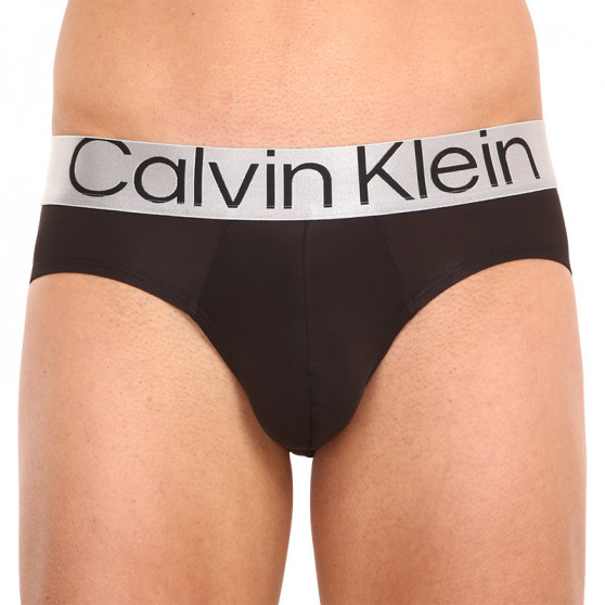 3PACK ανδρικό σλιπ Calvin Klein μαύρο (NB3073A-7V1)