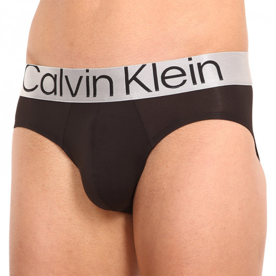 3PACK ανδρικό σλιπ Calvin Klein μαύρο (NB3073A-7V1)