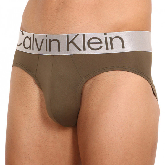 3PACK ανδρικό σλιπ Calvin Klein πολύχρωμο (NB3073A-13B)