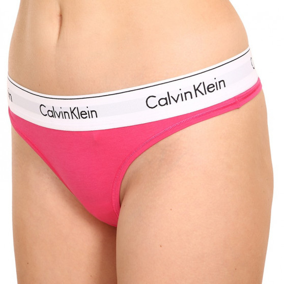 Γυναικείο στρινγκ Calvin Klein ροζ (F3786E-VGY)